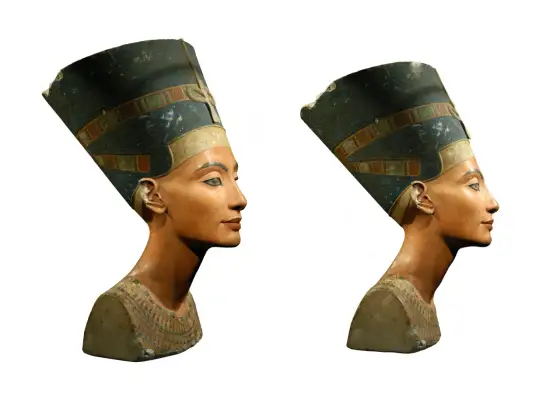 Wygląd Nefertiti - co naprawdę pokazuje słynne popiersie?
